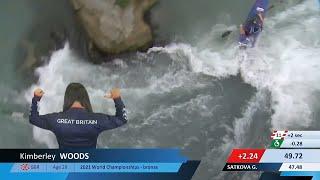 Kimberly Woods / Kayak Semi-Final /  2024 ICF Canoe Slalom World Cup Ivrea Italy