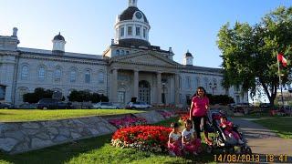 Kingston city - bus tour -  historic old town downtown - Ontario - Canada