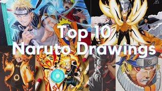 Top 10 Naruto Drawings on Youtube