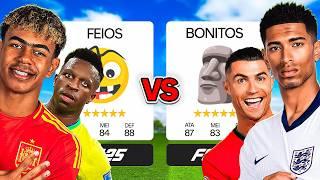 FIZ 1 TIME de FEIOS vs BONITOS no EAFC 25 com MINHA NAMORADA