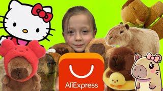 Распаковка Заказа AliExpress | Часть 2 | Еще Больше Капибар | Hello Kitty