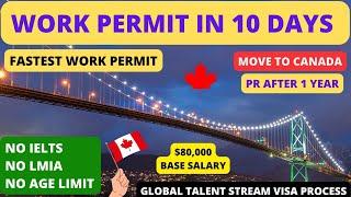 Canada Work Permit 2023 Without IELTS and LMIA | Global Talent Stream Canada- GTS | Move with Family