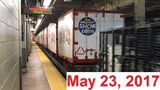 Final Ringling Brothers and Barnum & Bailey Circus Train With Amtrak Veterans Unit - May 23, 2017