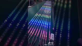 Rose Lighting ws2811 waterproof IP67 led strip 20pixel 60led control by sp107e led music controller