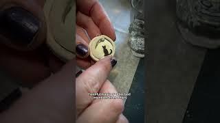 Making Black Cat Hexenspiegels || Protection Charms #witchlife #witch #shortsvideo #protectionspell