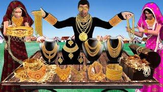 Fake Gold Jewellery Fraud Nakli Gold Wholesale Market Hindi Kahaniya Moral Stories New Comedy Video