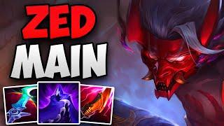 ZED MAIN CARRIES IN KOREAN CHALLENGER! | CHALLENGER ZED MID GAMEPLAY | Patch 14.8 S14