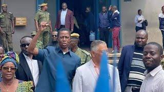 FORMER PRESIDENT EDGAR CHAGWA LUNGU'S MWAMBA & PF PARTY OFFICIALS AT MUKOBEKO MAXIMUM PRISON