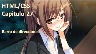 HTML/CSS - 27 - Barra de direcciones [Direccionador a sitios web]