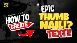 Text Effects PERFECT for YouTube Thumbnails