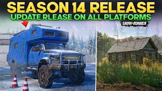 Season 14 Update Release on All Platforms in SnowRunner and New RoadCraft Details You Need to Know