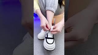 Women's Shoes #Fashionable and versatile #How to tie shoelaces