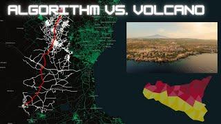 A* From Sea to Volcano: Pathfinding Catania's Dramatic Landscape