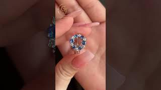 Burma Natural Blue Sapphire Ring, Gati Jewels Exclusive Design #jewelry #gatijewels