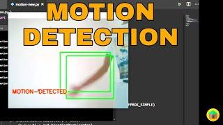 Motion detector using openCV | college projects