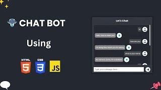 Create ChatBot Using HTML Css And Javascript | ChatBot | Javascript Projects |Becodewala