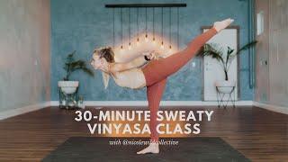 30 Minute Sweaty Vinyasa Yoga Class with @nicolewildcollective