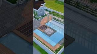 Hot tub in a pool #sims4 #thesims4 #thesims #ts4 #sims4tutorial#simstok #sims #sims4build #simstips