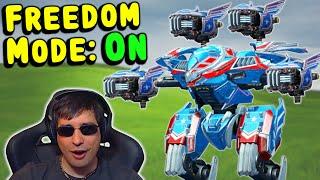 THIS IS SPAR-errm FREEDOM! War Robots Fafnir Skadi Mk3 Live Gameplay WR