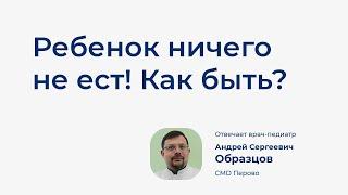 Почему ребенок ничего не ест?