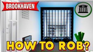 How To ROB an Underground VAULT BANK? - Brookhaven RP Roblox