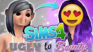 The Sims 4: UGLY To BEAUTY Challenge (CAS)