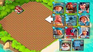 Every Troop vs ALL BOOM MINE BASE in Boom Beach