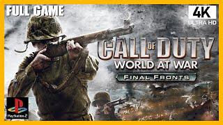 Call of Duty : WaW (Final Fronts) (PS2) | Full Walkthrough in 4K (No Commentary) [LongPlay]