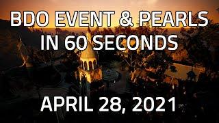 NA BDO: 60 Seconds Events & Pearls [April 28, 2021]