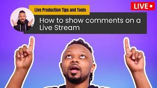 How To Show Comments / CHAT OVERLAY for YouTube Live in OBS using Social Stream Ninja