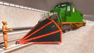 BeamNG Drive - EXTREME RAMPAGE - Train Accidents #13 - CrashTherapy