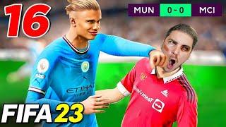 LITIGO CON HAALAND nel DERBY CON IL CITY!! - FIFA 23 CARRIERA GIOCATORE #16