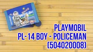 Распаковка Playmobil PL-14 Boy - Policeman (504020008)