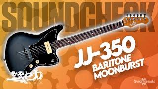 SOUNDCHECK JET Guitars JJ-350 Baritone Offset Rosewood, Moonburst | Gear4music Guitars