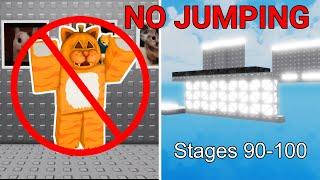 No Jumping Difficulty Chart Obby (Levels 90-100)