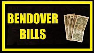 BEND OVER BILLS magic trick