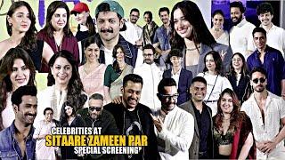 Sitaare Zameen Par Celebrity Screening- Aamir Khan, Salman Khan, Tamannaah, Rekha, Vicky, Tiger, Ira