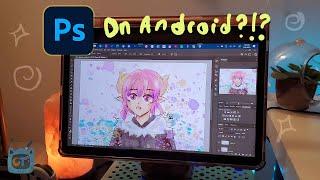 ️Photoshop on Tab S7Samsung 2nd Screen feature  Ilulu Dragon maid drawing