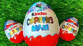 ASMR KINDER Unboxing: Kinder MAXI SURPRISE Unboxing | Satisfying 