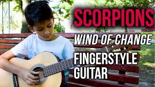 Scorpions - Wind Of Change (Fingerstyle Guitar). Школа фингерстайла FGS