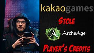 KakaoGames STOLE Archeage Player's Credits