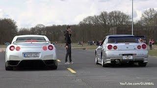 Nissan Skyline GT R34 Mines Stage 2 +++ vs Nissan GT-R Switzer P800