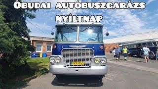 Nyíltnap az Óbudai autóbuszgarázsban.