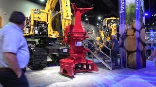 Komatsu XT465L-5 tracked feller buncher overview - CONEXPO 2020