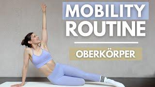 Mach diese 6 MIN MOBILITY ROUTINE vor deinem Oberkörper Workout // Mobility Warm Up | Tina Halder