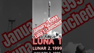 Luna 1 Launched January 2, 1959 #history #space