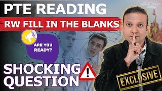 Shocking! PTE Reading Writing Fill In The Blanks Question - Are you ready?