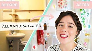 6 Renter-Friendly Tips To Upgrade Your Bathroom • Alexandra Gater