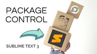  CÓMO INSTALAR PACKAGE CONTROL en Sublime Text 3  (Automático y manual) 2020 - ¡En 1 solo paso!