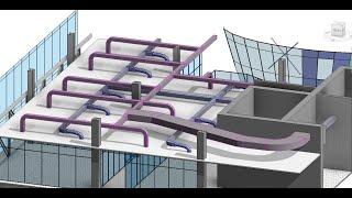 Revit MEP HVAC Ductwork lay out, Supply & Return Duct /  Diffusers (Part 1)